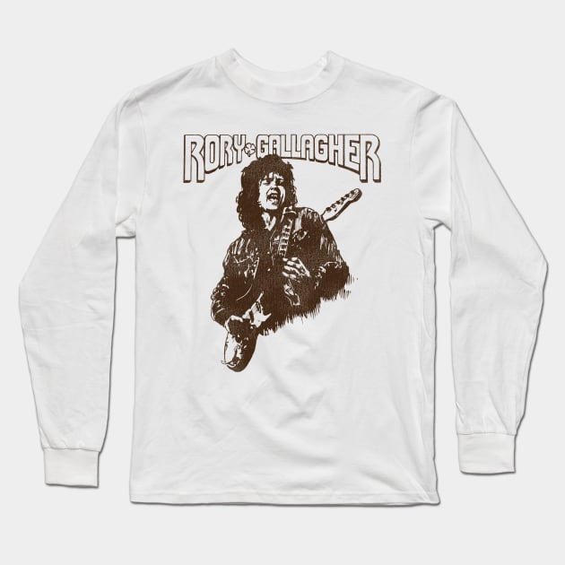 Rory Gallagher Long Sleeve T-Shirt by darklordpug